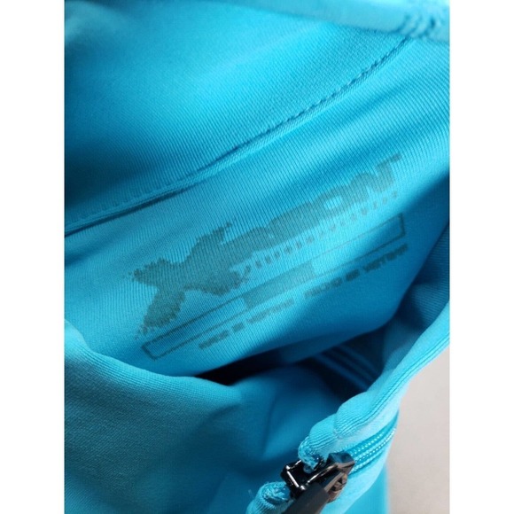 Xersion Jacket Womens Small High Neck Blue Long Sleeve Full Zip Pockets Outdoor - Picture 9 of 13